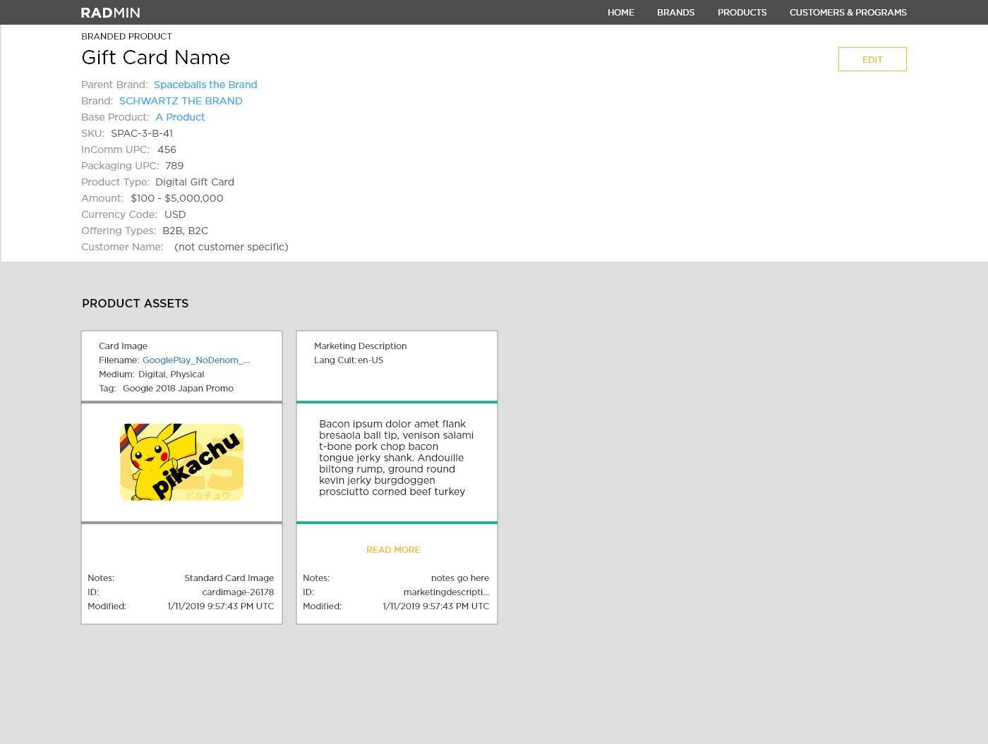 The branded product page in 2019