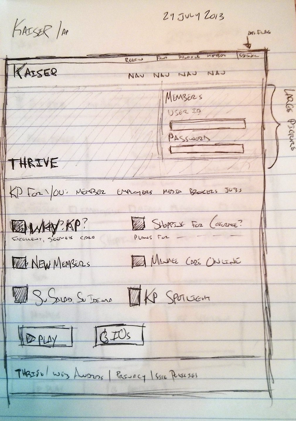 Kaiser Sample Sketch