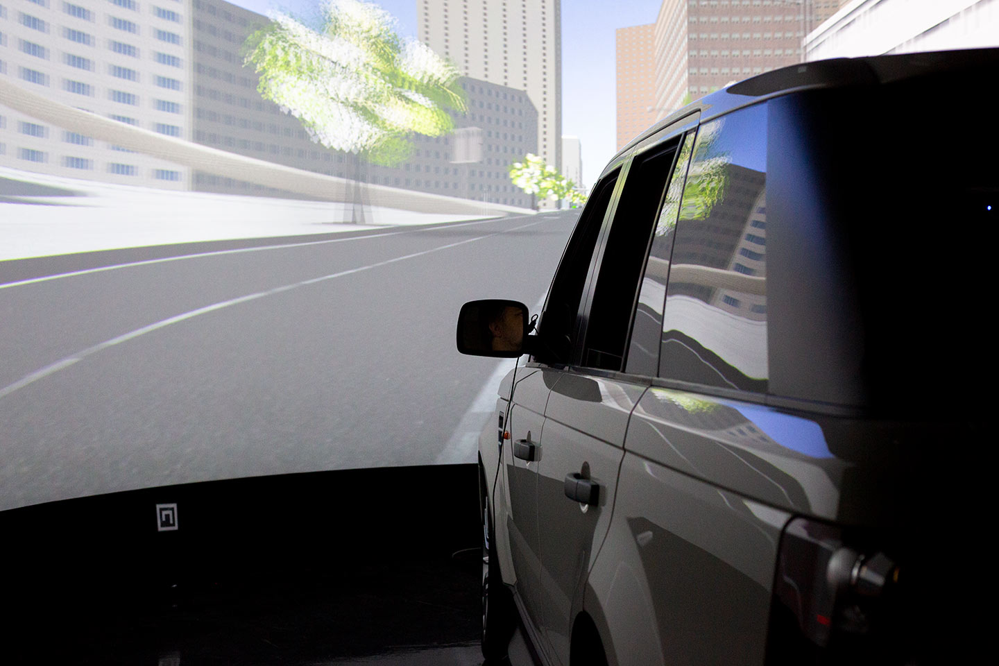 The test rig vehicle.